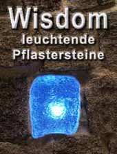 Leuchtstein WISDOM, leuchtende Pflastersteine weisen Ihnen den Weg. LED Leuchten, Bodeneinbau für innen und außen in 5 Farben.